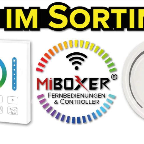 MiBoxer Sortiment stark überarbeitet & erweitert - vielfältiges Zubehör für ihre LED Streifen und MiLight Leuchtmittel