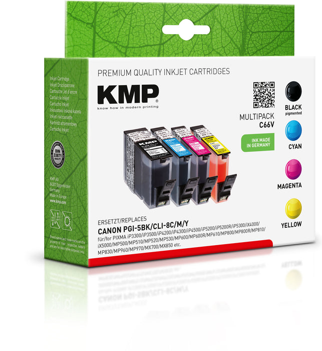 Canon KMP Tintenset C66V für Canon Pixma
