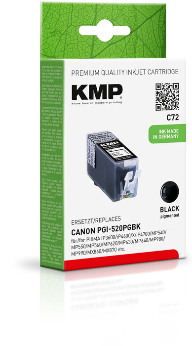 Canon KMP C72 PGI-520BK Pixma IP3600/