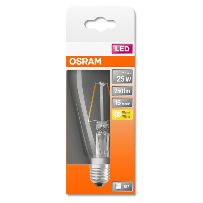 LED-E27 2W 250lm ST64 Filament Osram