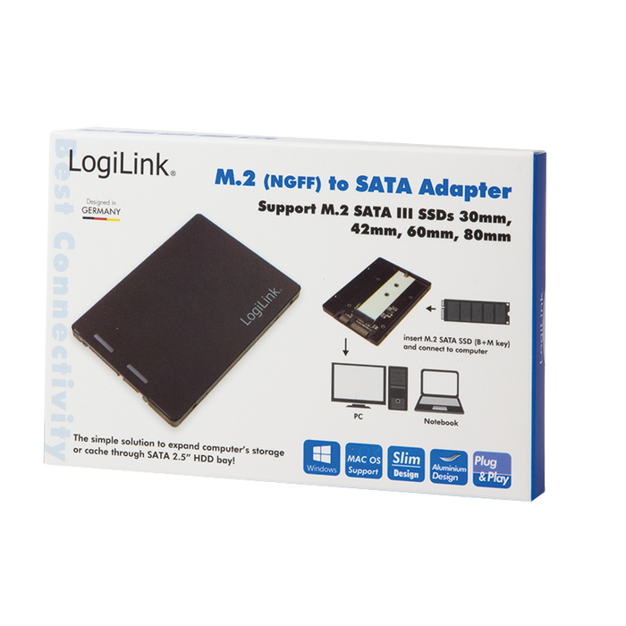 SSD Adapter M.2 SATAIII -> 2,5" SSD