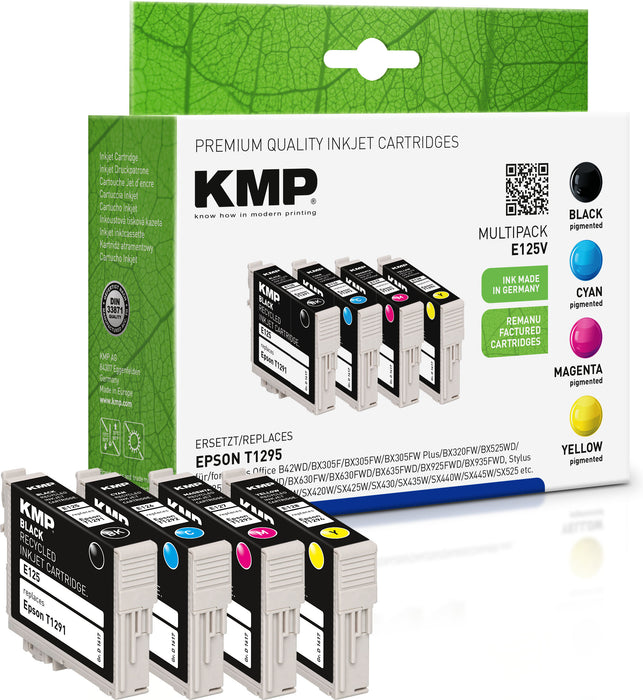 Epson KMP Tintenset E125V 1x schwarz,