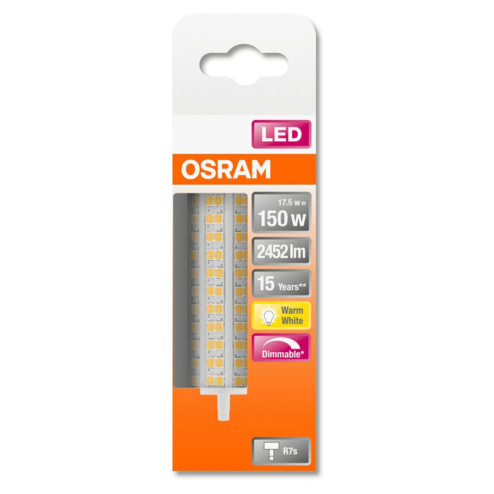 LED-R7s 17,5W 2452lm 118mm dimmbar OSRAM