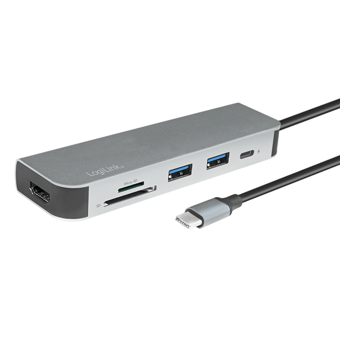 USB-C St -> HDMI/2xUSB-A/1x-C PD2.0/SD