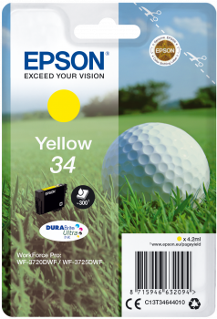 Epson 34 yellow (Golfball)