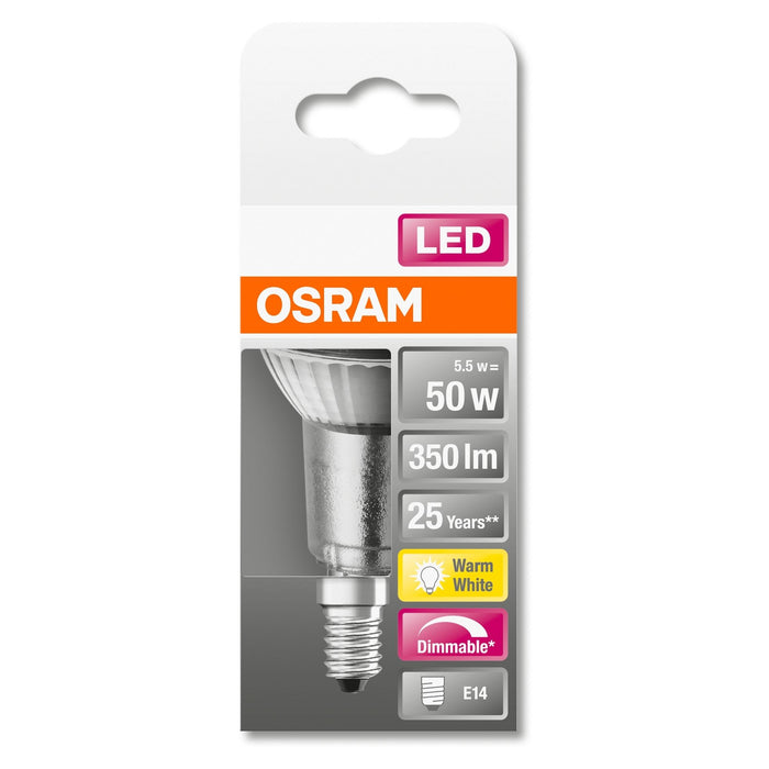LED-E14 5,2W 350lm Osram  PAR16 dimmb.
