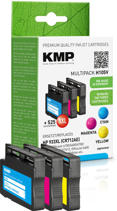 HP KMP Tintenset H105V 933XXL