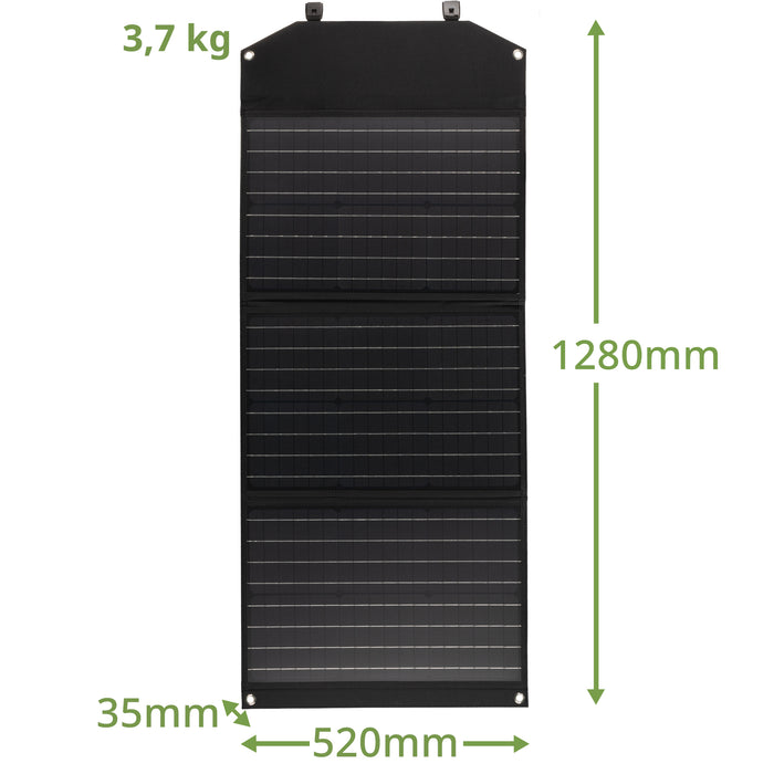 Solar-Panel 90W 2xUSB/1xUSBQC & 1xDC 18V