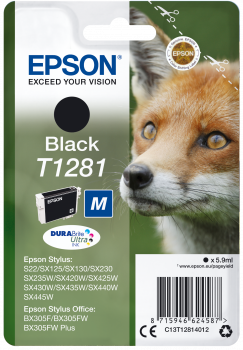 Epson Stylus T1281 schwarz, S22/SX125/