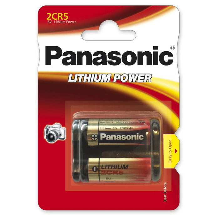 2CR5 6V Lithium 1400mAh Panasonic