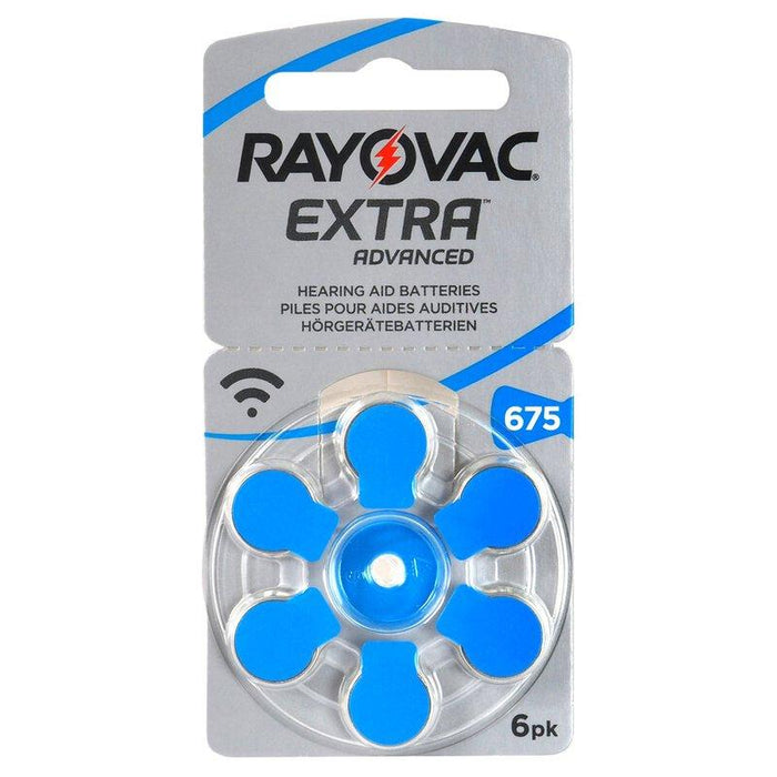 Hörgerätebatterie Nr. 675 | 6er Pack | Rayovac