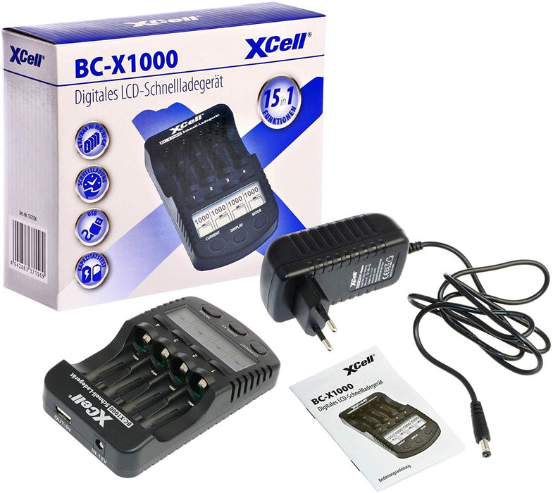 Ladegerät XCell BC-X1000, 1-4 AA/AAA